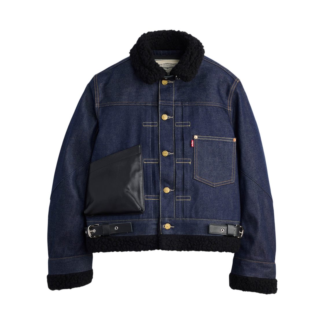 - (W) Levi's x Sacai Sherpa Jacket Indigo