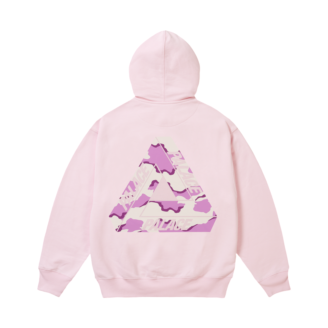 - Palace Camo Tri-Ferg Hood Chill Pink - 26FW