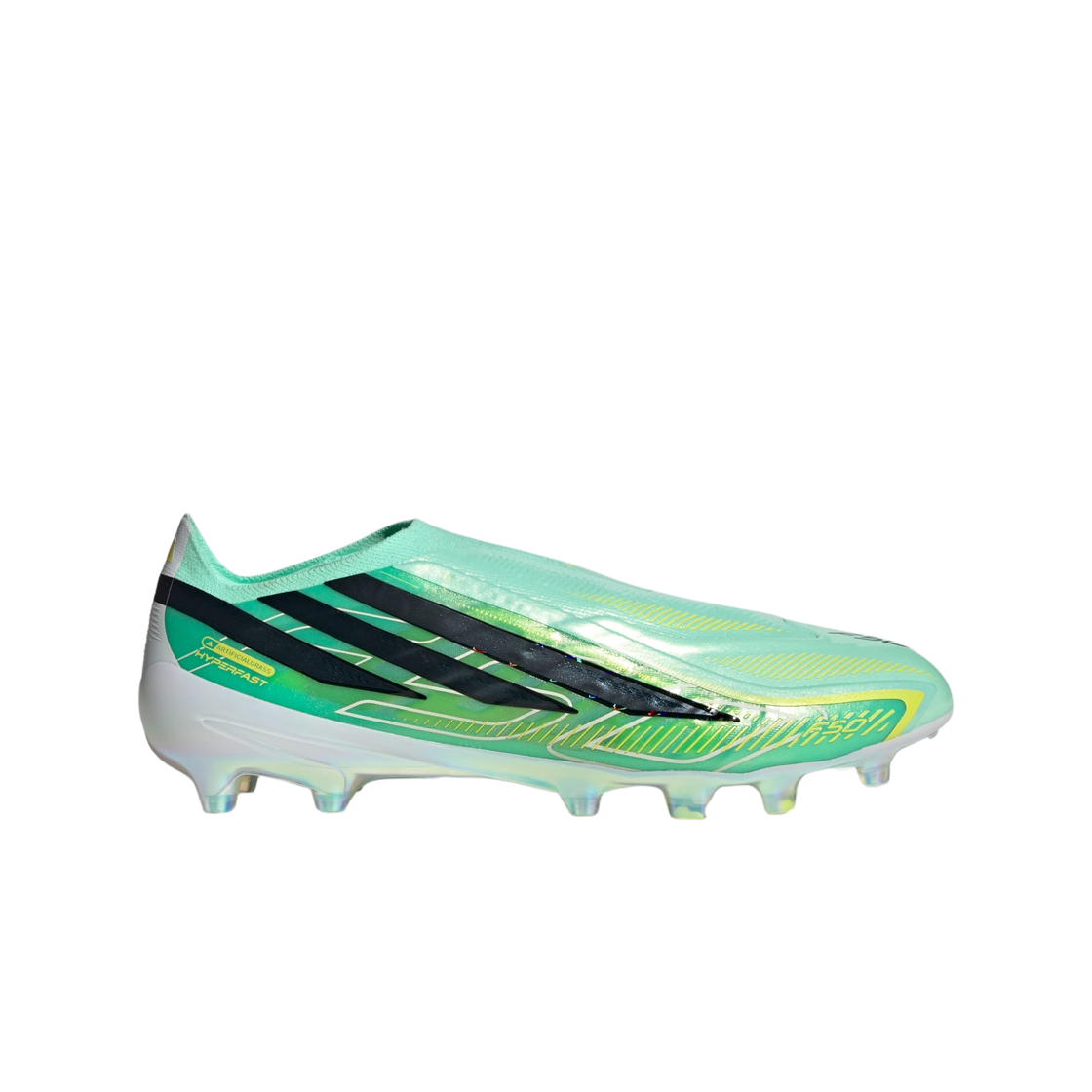 IH7207 Adidas F50 Hyperfast Elite Laceless Artificial Ground Pulse Mint Core Black