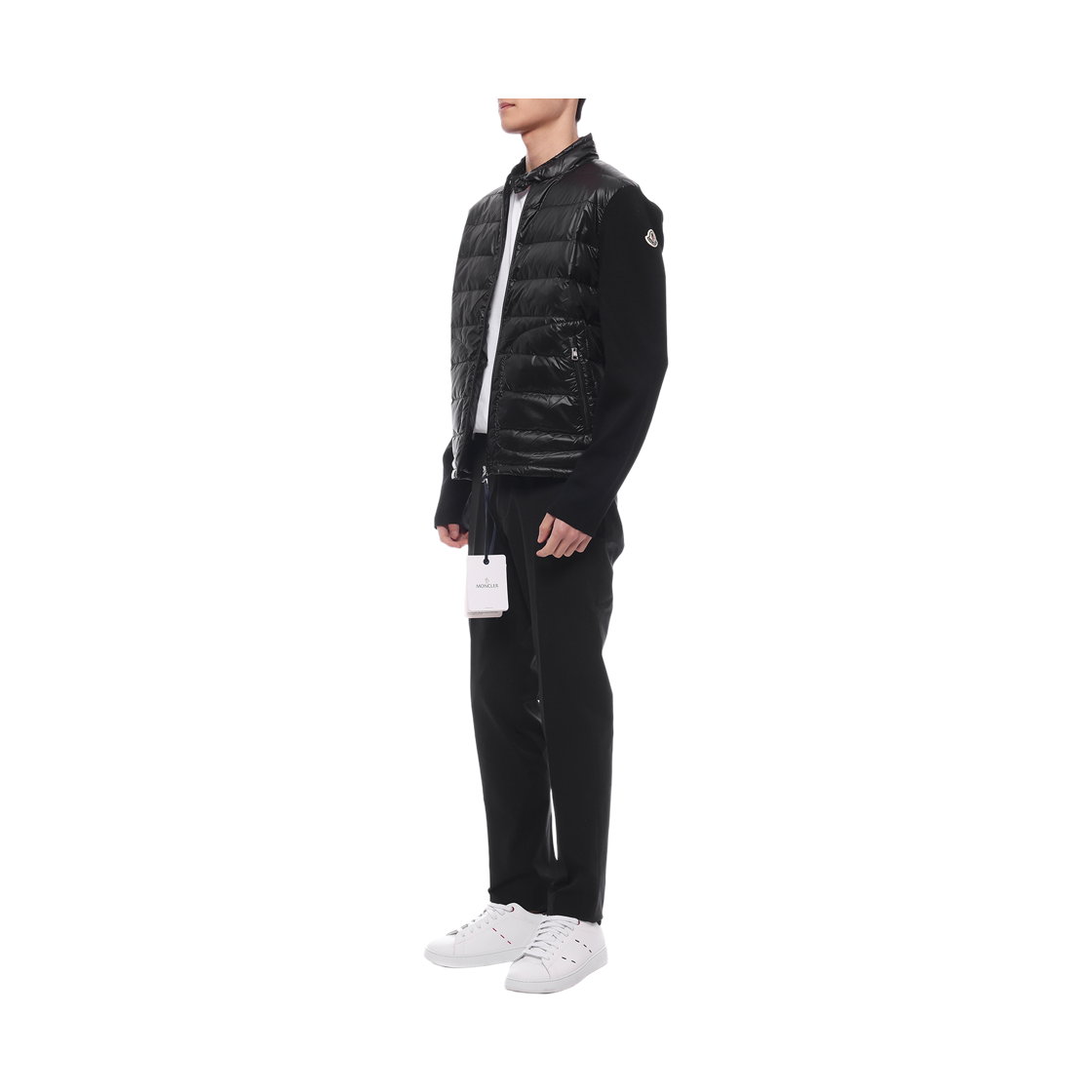 [15% 쿠폰] 몽클레어 패딩 울 집업 가디건 블랙 - 25SS([15% 쿠폰] Moncler Padded Wool Zip Up Cardigan Black - 25SS) - 4