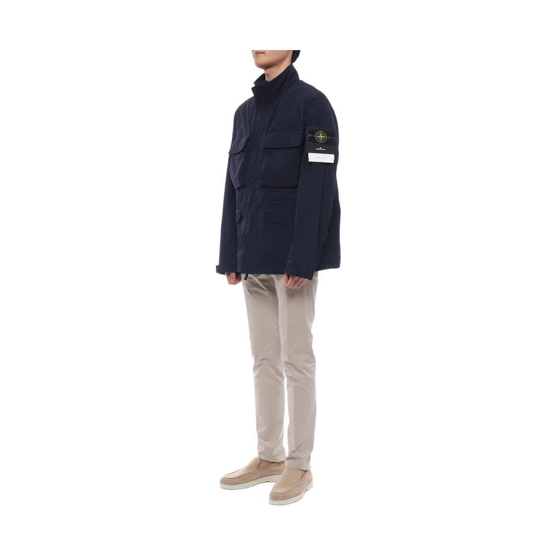 [15% 쿠폰] 스톤 아일랜드 4100034 와펜 패치 마이크로 트윌 자켓 블랙 - 26SS([15% 쿠폰] Stone Island 4100034 Wappen Patch Micro Twill Jacket Black - 26SS) - 4