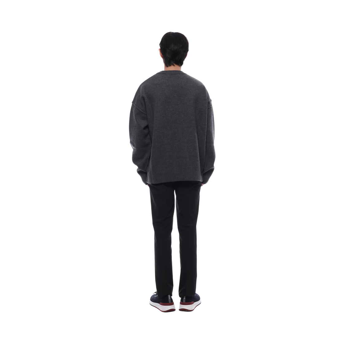 [15% 쿠폰] 아미 니트웨어 그레이([15% 쿠폰] AMI Knitwear Gray) - 5