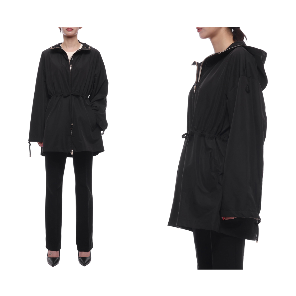 [15% 쿠폰] (W) 몽클레르 사베른 후드 파카 화이트 - 25SS([15% 쿠폰] (W) Moncler Saverne Hooded Parka White - 25SS) - 2