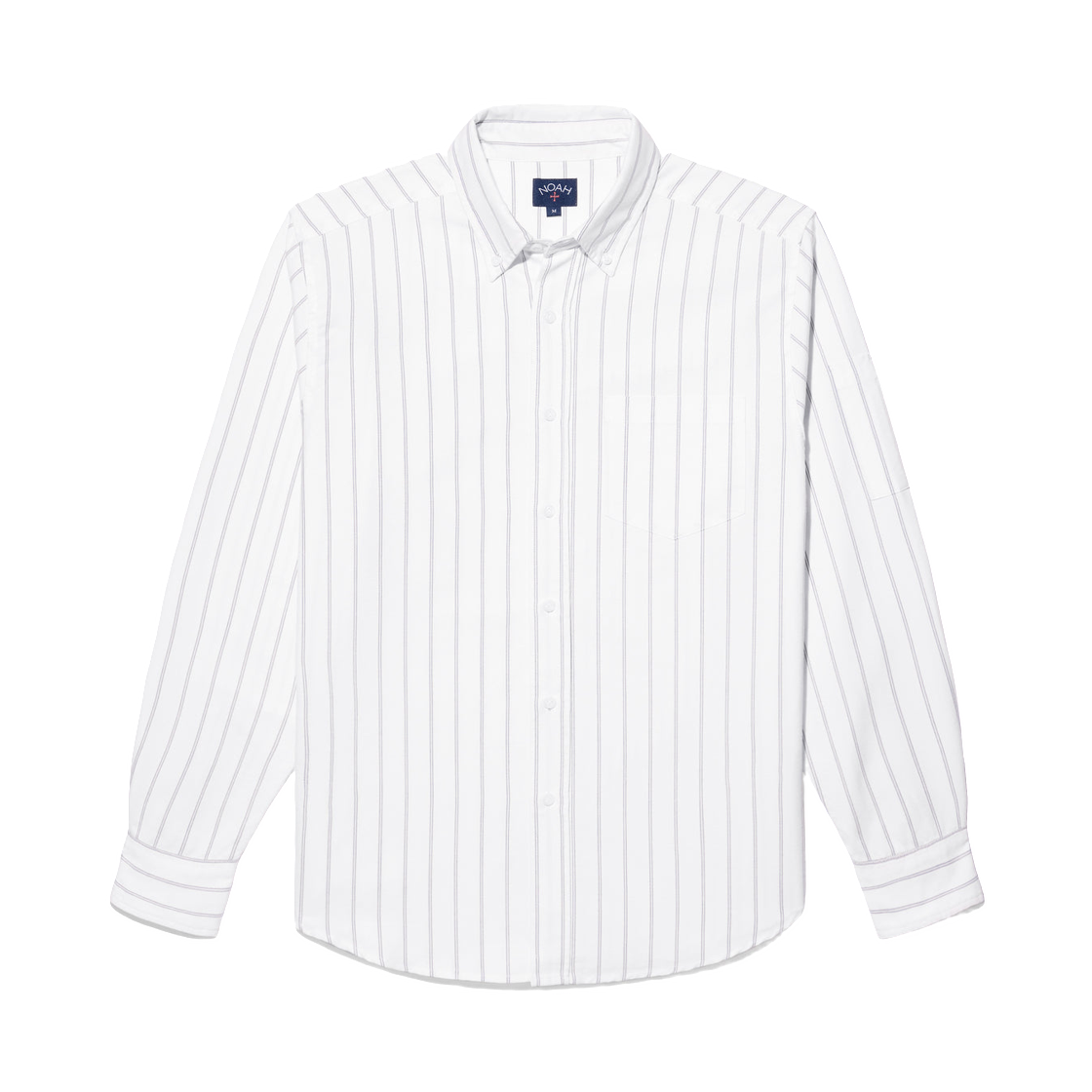 노아 클래식 옥스포드 셔츠 화이트 로얄(Noah Classic Oxford Shirt White Royal)