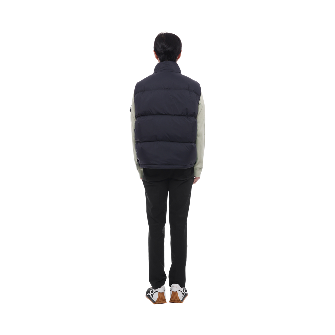 [15% 쿠폰] 스톤 아일랜드 G100004 매트 립스탑 코듀라 어드밴스드 패브릭스 집 포켓 라이트웨이트 다운 베스트 네이비 블루 - 26FW([15% 쿠폰] Stone Island G100004 G100004 Matt Ripstop Cordura Advanced Fabrics Lightweight Down Vest With Zip Pockets Navy Blue - 26FW) - 5