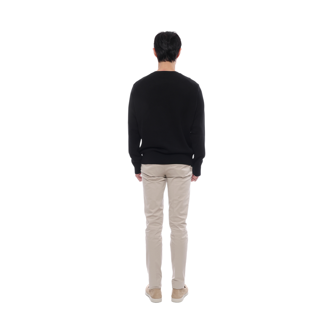[15% 쿠폰] 아미 블랙 울 아미 드 하트 크루넥 스웨터 블랙 블랙([15% 쿠폰] AMI Black Wool Ami De Coeur Crewneck Sweater Black Black) - 5