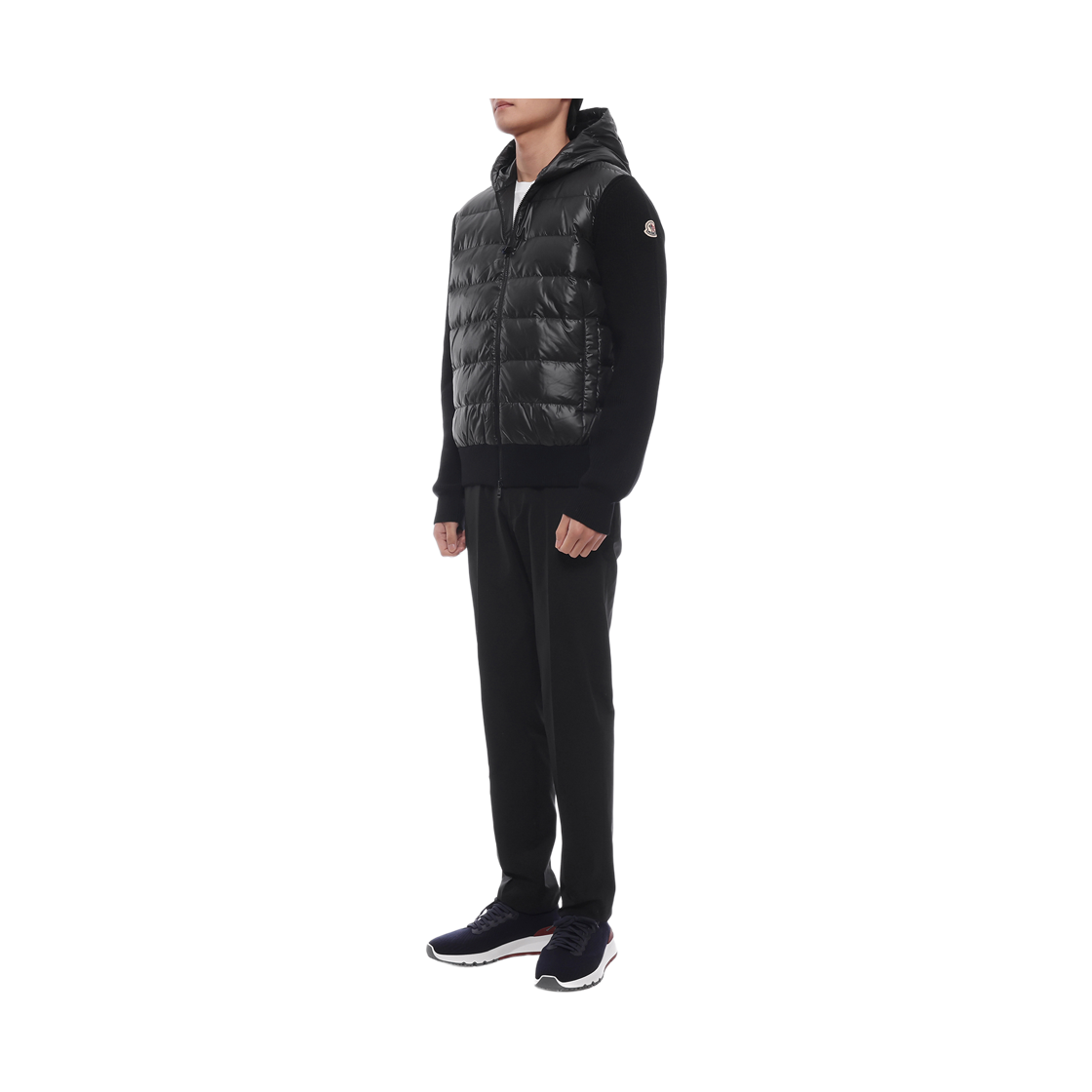 [15% 쿠폰] 몽클레르 패딩 울 집업 후드 블랙 - 25FW([15% 쿠폰] Moncler Padded Wool Zip Up Hoodie Black - 25FW) - 4