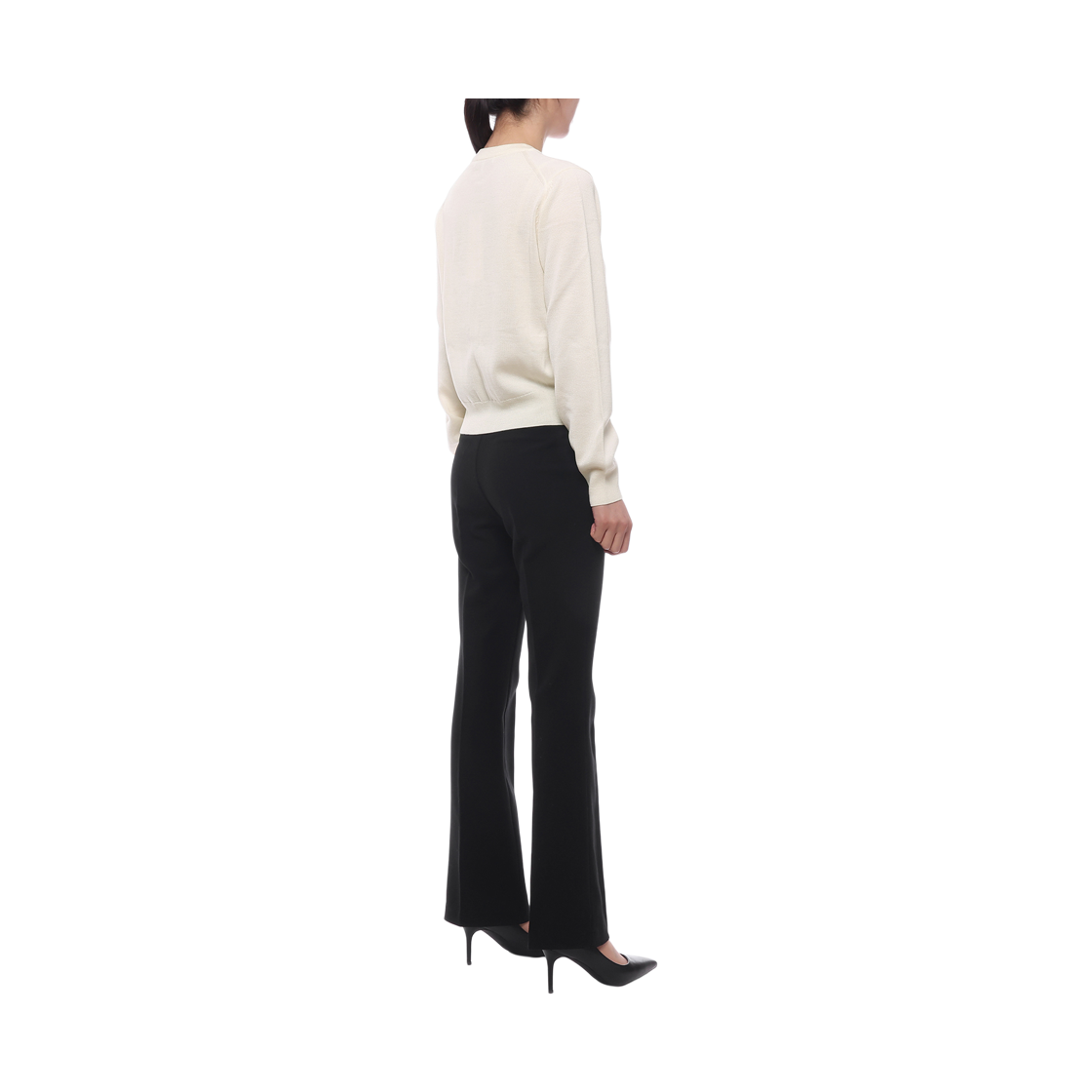 [15% 쿠폰] (W) 메종 키츠네 베이비 폭스 메리노 레귤러 가디건 퓨어 에크루([15% 쿠폰] (W) Maison Kitsune Baby Fox Merino Regular Cardigan Pure Ecru) - 6
