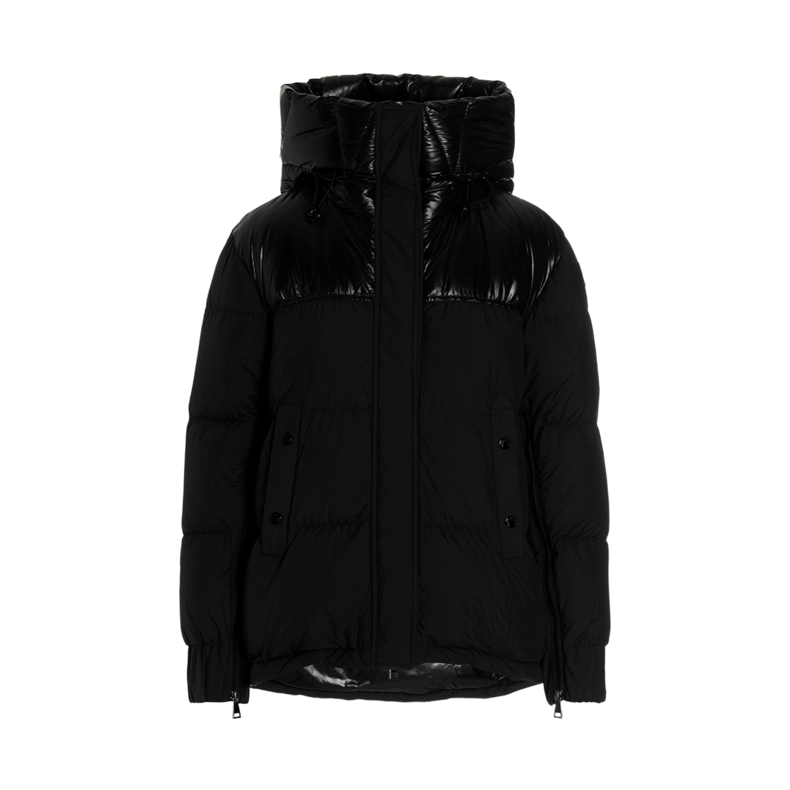 1A000 81 595A2 999 [15% 쿠폰] Moncler EVITAL Logo Patch Down Jacket Black - 24FW