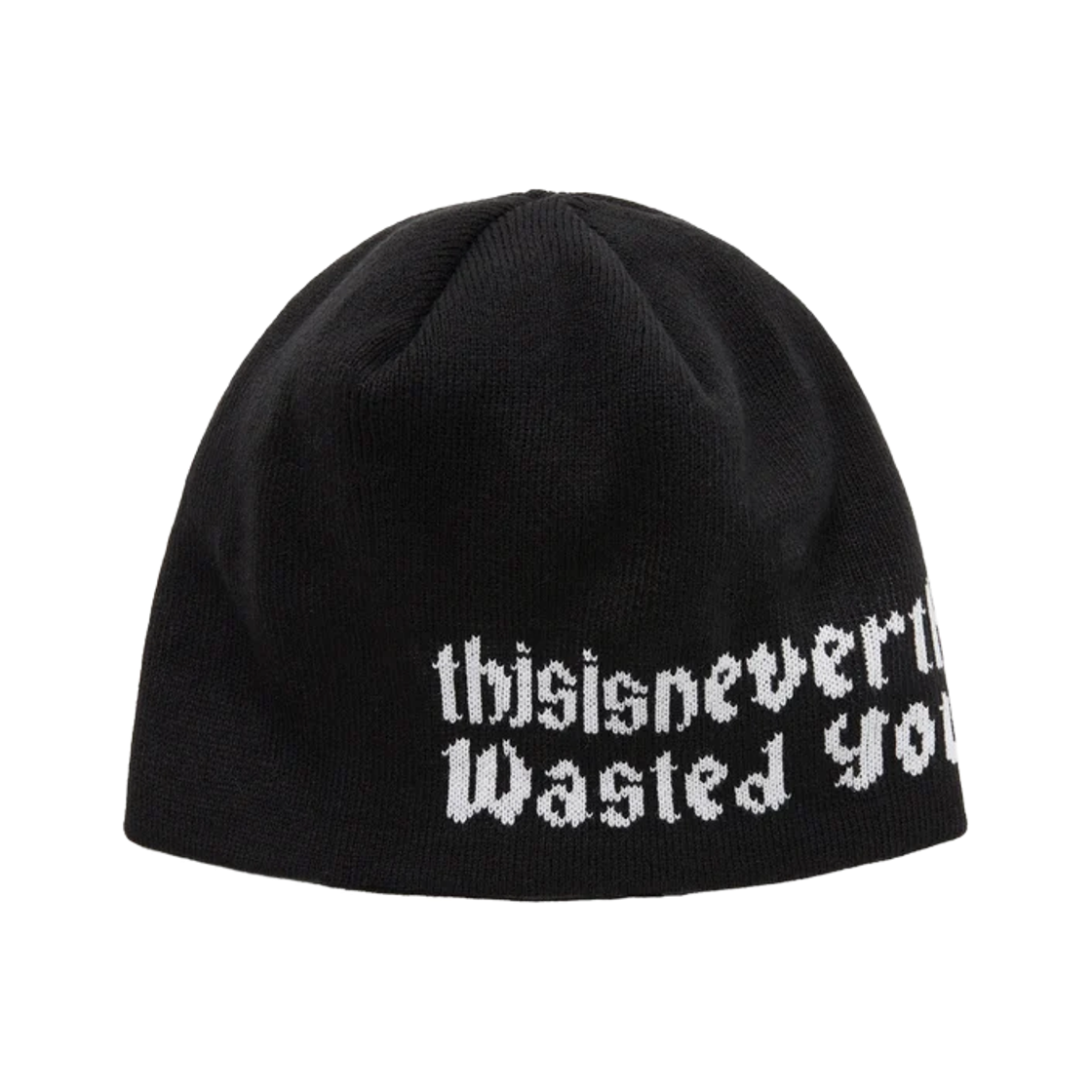 - Thisisneverthat x Verdy Wasted Youth No Cuff Beanie Black