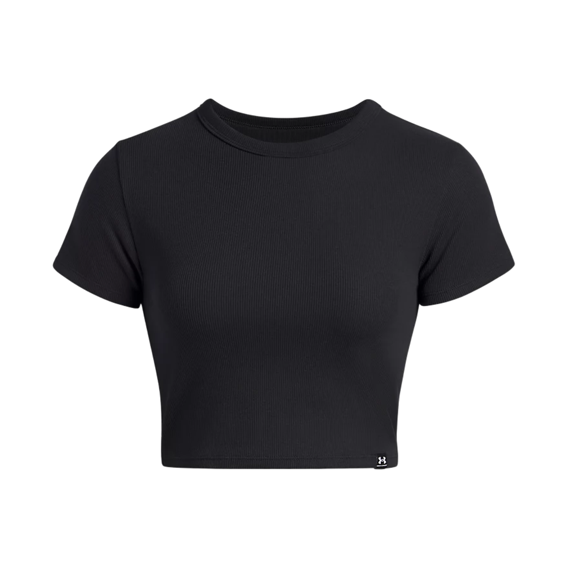 6000264-001 (W) Under Armour UA Rival Rib Baby T-Shirt Black White