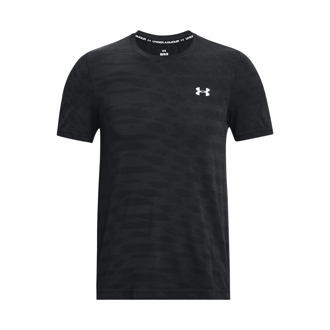 1379281-001 Under Armour UA Seamless Ripple Short Sleeve T-Shirt Black