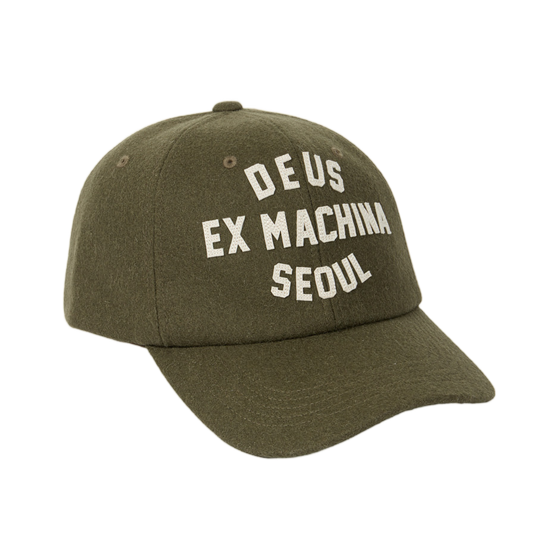 - Deus Ex Machina Seoul College Flannel Cap Olive