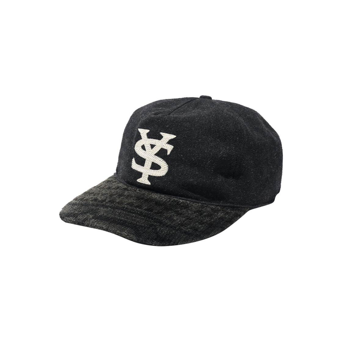 선데이세레머니 SY 에스닉 바이저 플란넬 캡 - 블랙(Sunday Ceremony Sy Ethnic Visor Flannel Cap - Black) - 1