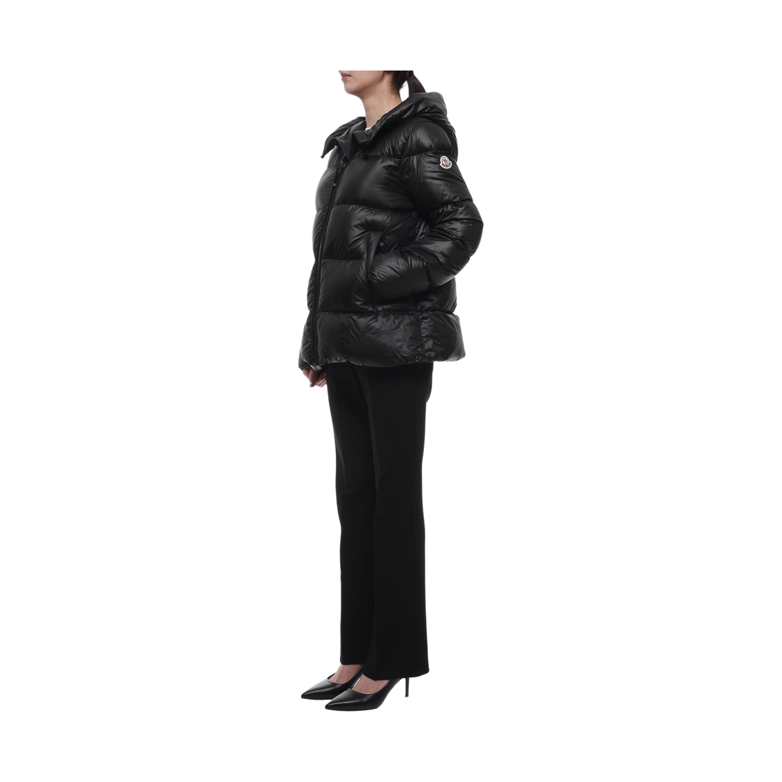 [15% 쿠폰] (W) 몽클레르 사베른 후드 파카 블랙 - 25SS([15% 쿠폰] (W) Moncler Saverne Hooded Parka Black - 25SS) - 4