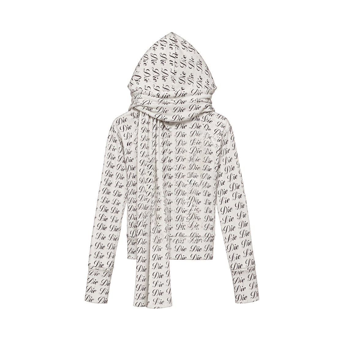 본네 머플러 후디 집업 베이지(Bonnae muffler hoodie zip-up Beige) - 2