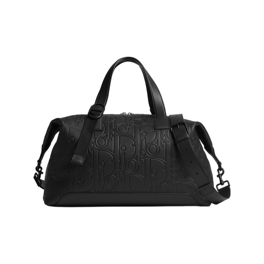 1DBDU163MLL-H00N Dior Jett Weekender Bag Dior Gravity Grained Leather Black