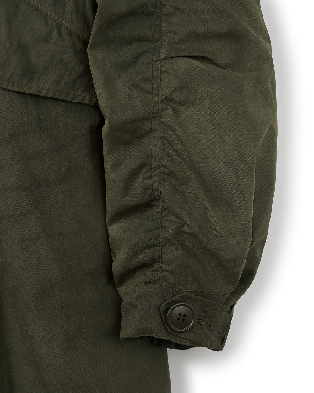 선데이세레머니 왁스 M-48 라이너 피쉬테일 파카 - 카키(Sunday Ceremony Waxed M-48 Liner Fishtail Parka - Khaki) - 4