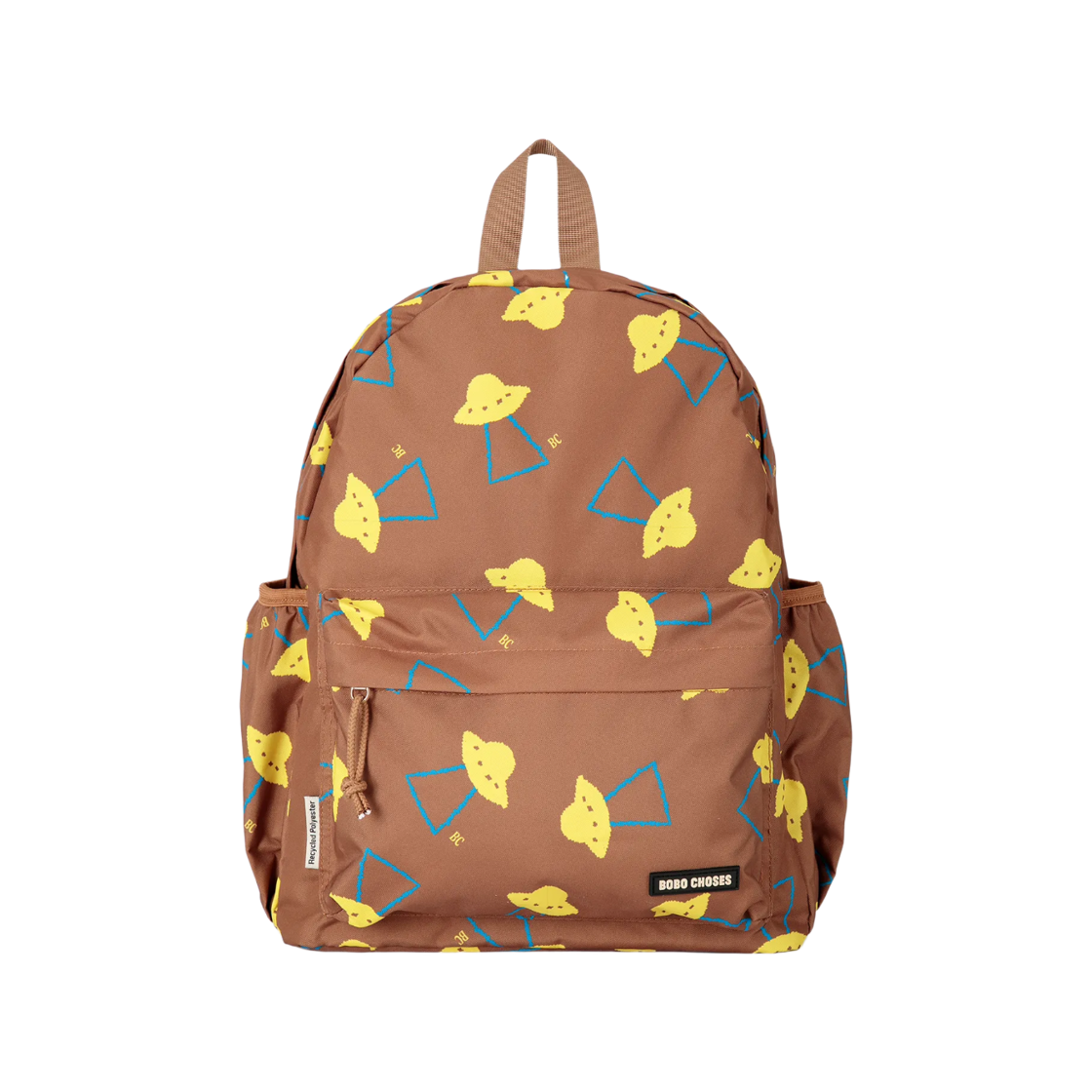 (키즈) 보보쇼즈 픽셀 어브덕션 올 오버 백팩 브라운((Kids) Bobo Choses Pixel Abduction All Over Backpack Brown)