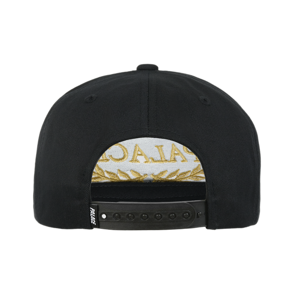 팔라스 로렐 P 프레임 5-패널 스냅백 블랙 - 26FW(Palace Laurel P Frame 5-Panel Snapback Black - 26FW) - 2