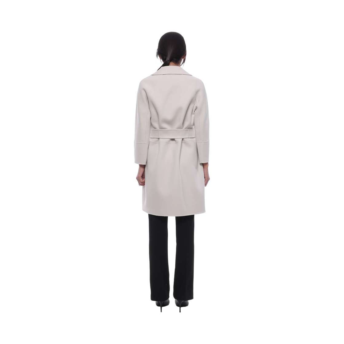 [15% 쿠폰] (W) S 막스마라 아로나 버진 울 코트 아이보리([15% 쿠폰] (W) S Max Mara Arona Virgin Wool Coat Ivory) - 5