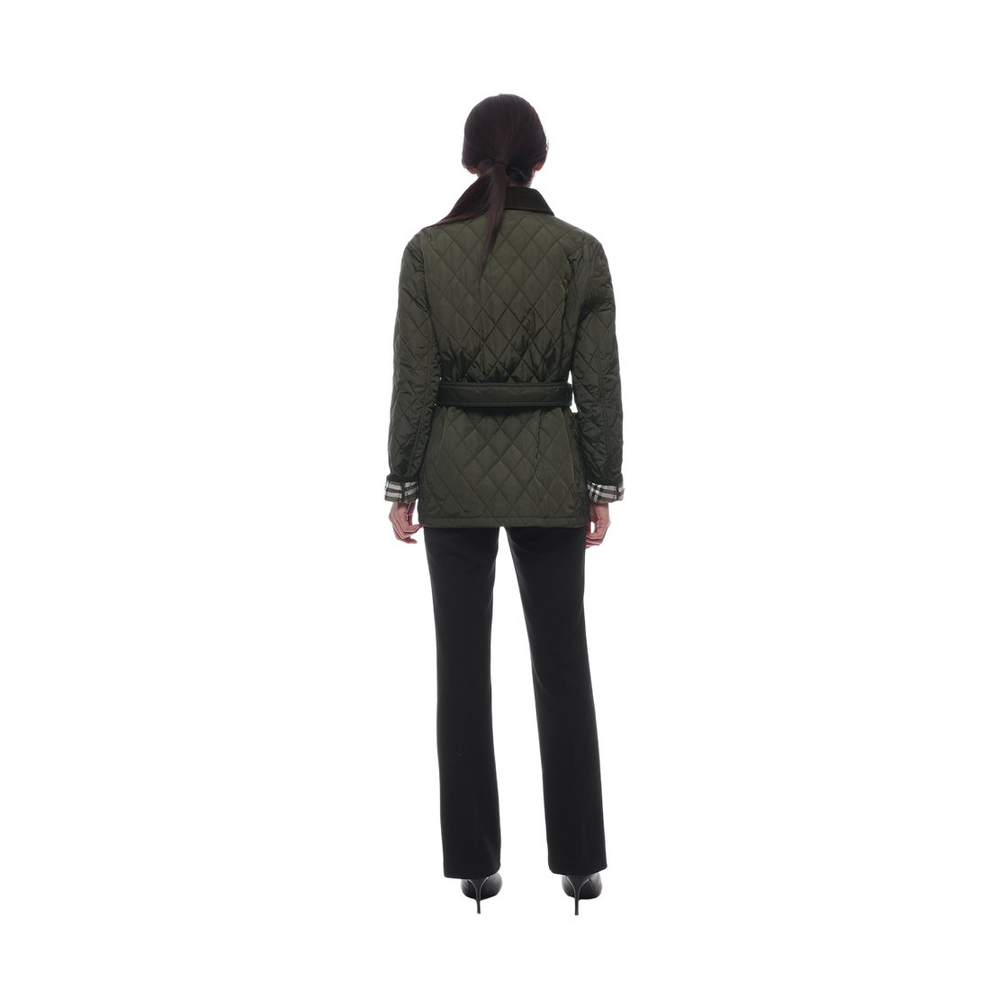 [15% 쿠폰] (W) 버버리 칠턴 퀼팅 자켓 카키([15% 쿠폰] (W) Burberry Chiltern Quilted Jacket Khaki) - 5