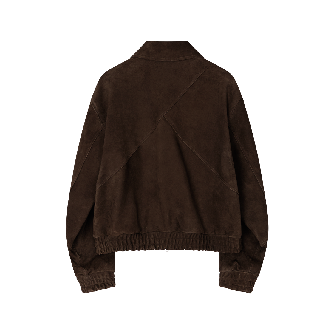 웨이비니스 더블 웰트 고트 스웨이드 재킷 브라운(Waviness Double Welt Goat Suede Jacket Brown) - 2