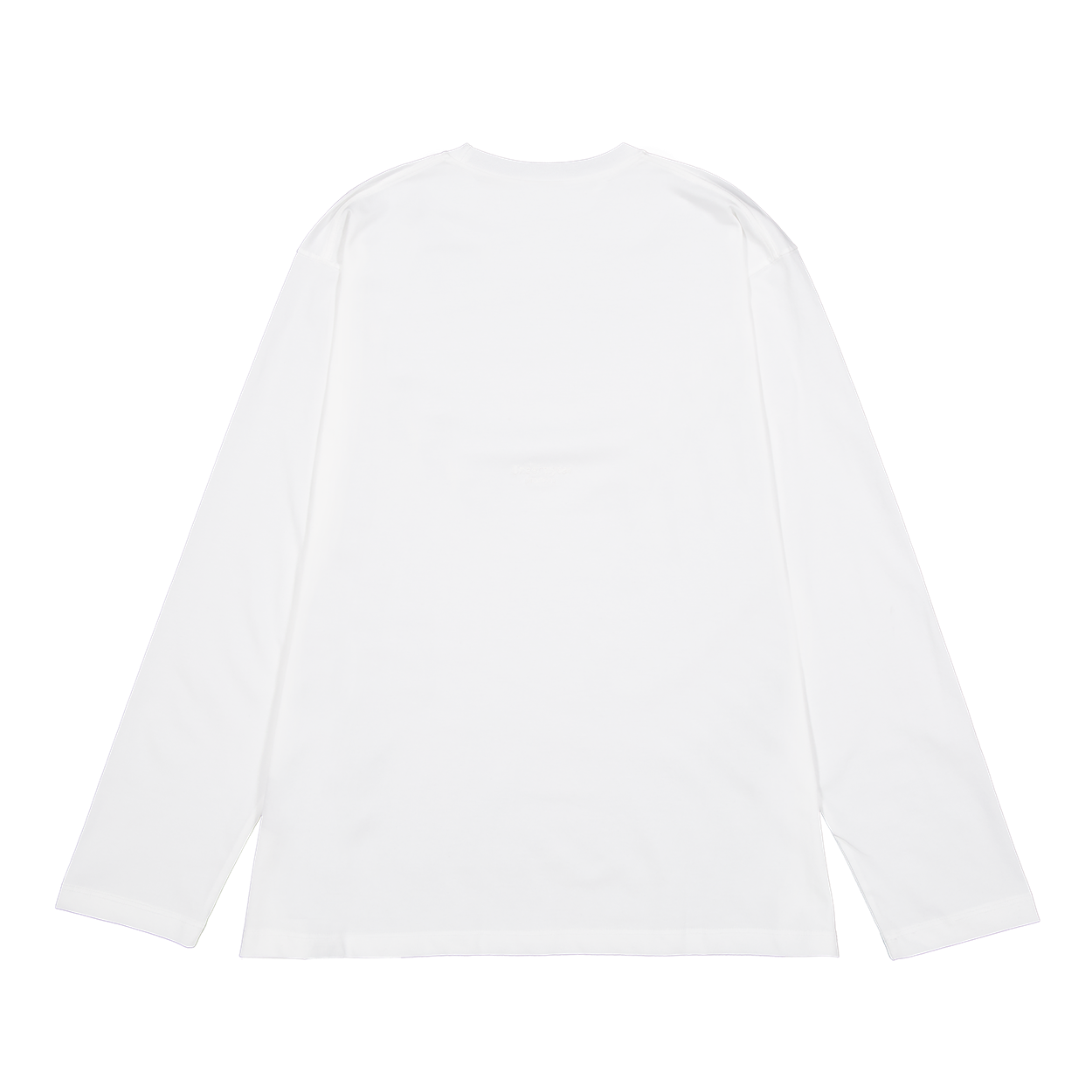 언더마이카 무.209 클래식 로고 데일리 오버사이즈드 롱 슬리브 화이트(Undermycar Mu.209 Classic Logo Daily Oversized Long Sleeve White) - 2
