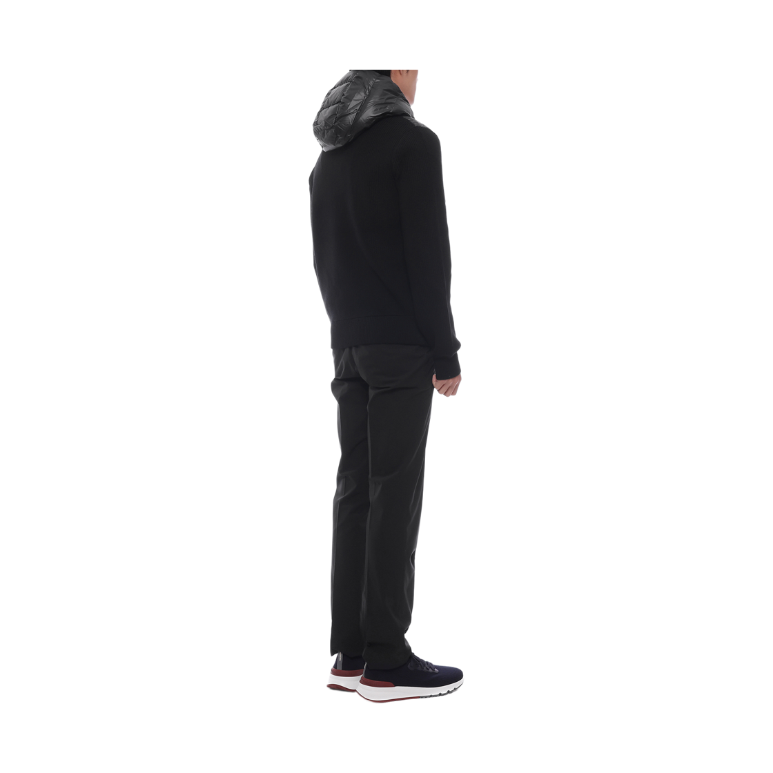 [15% 쿠폰] 몽클레르 패딩 울 집업 후드 블랙 - 25FW([15% 쿠폰] Moncler Padded Wool Zip Up Hoodie Black - 25FW) - 6