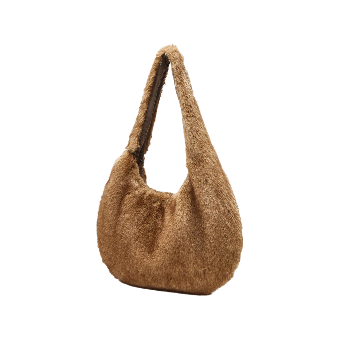아떼 바네사브루노 액세사리 브라운 퍼 숄더백 AABA6F983W2 브라운(Athe Vanessabruno Acc Brown Fur Shoulder Bag Normal Brown) - 3