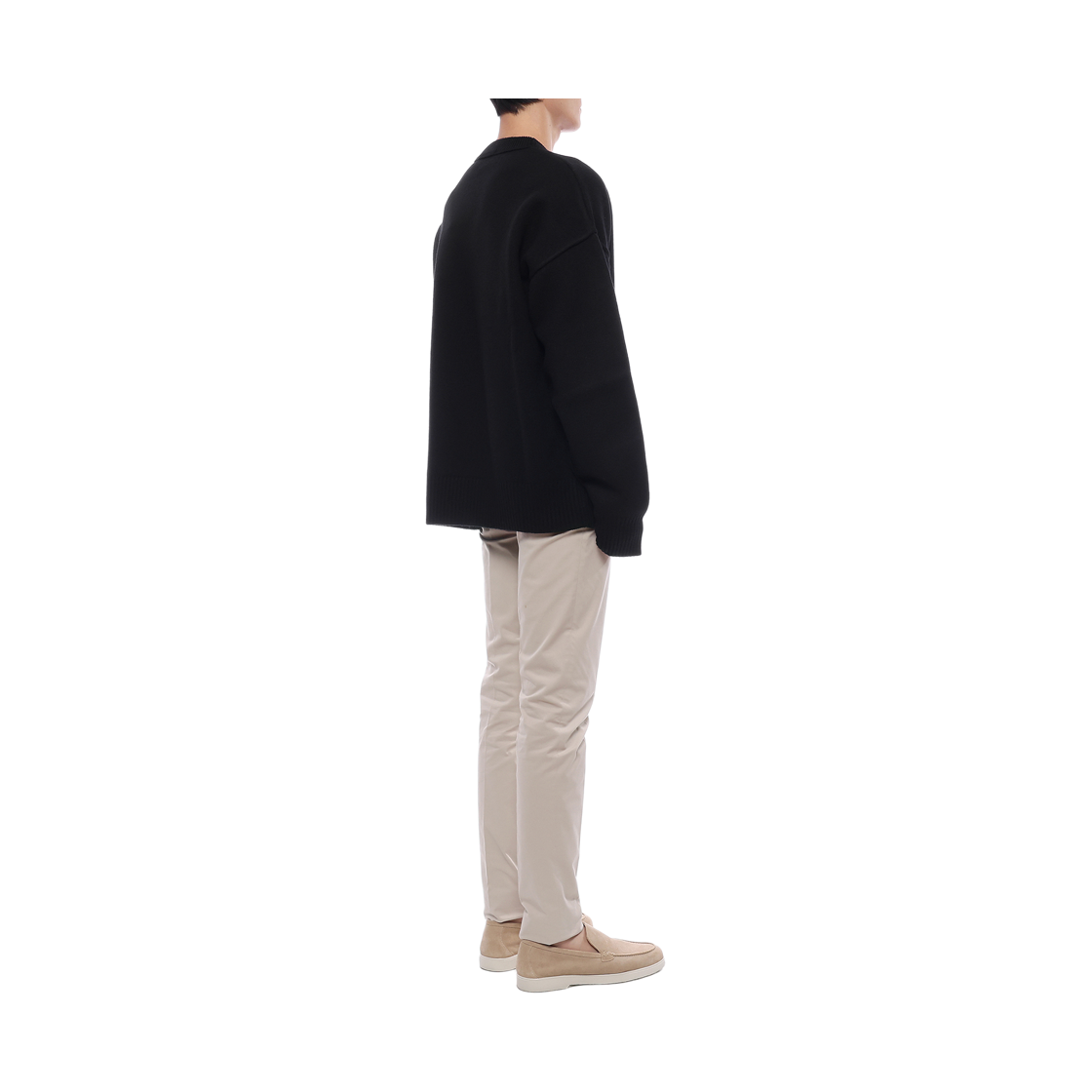 [15% 쿠폰] 아미 니트웨어 블랙([15% 쿠폰] AMI Knitwear Black) - 6