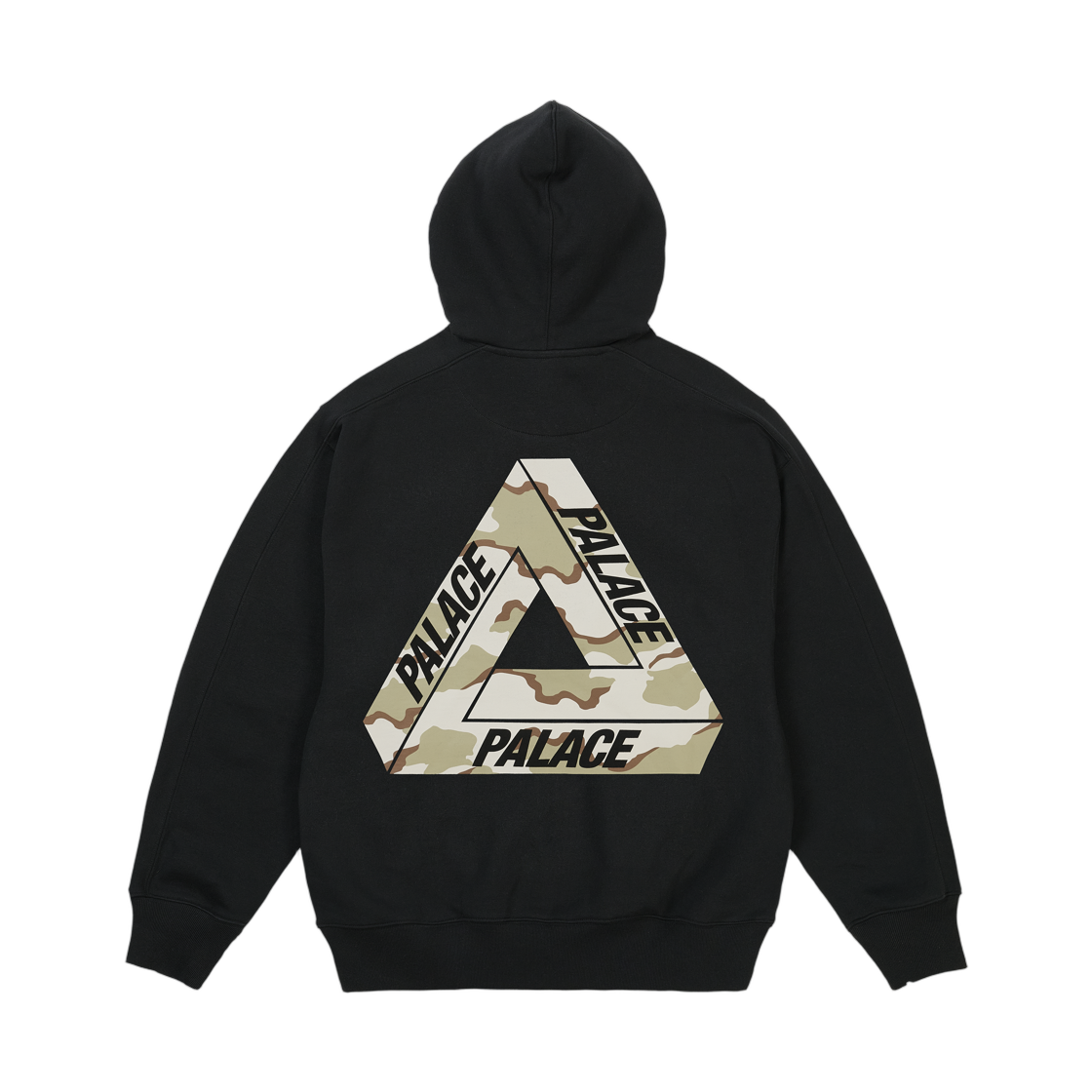 팔라스 카모 트라이퍼그 후드 블랙 - 26FW(Palace Camo Tri-Ferg Hood Black - 26FW)