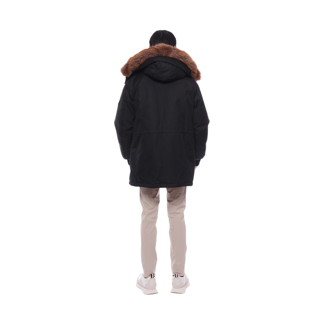 [15% 쿠폰] 버버리 포우 퍼 트리밍 나일론 파카 블랙([15% 쿠폰] Burberry Faux Fur Trim Nylon Parka Black) - 5