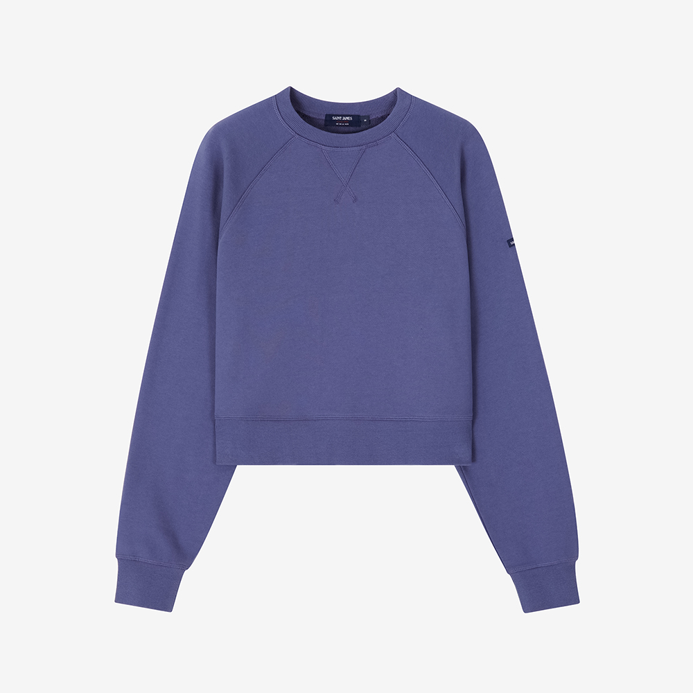 세인트제임스 26FW 뉴컬러 봉봉 쁘띠 스웻셔츠 BLU ASJF2G3KR20-BLU(Saint James Bon Bon Elbow Patch BLU) - 3