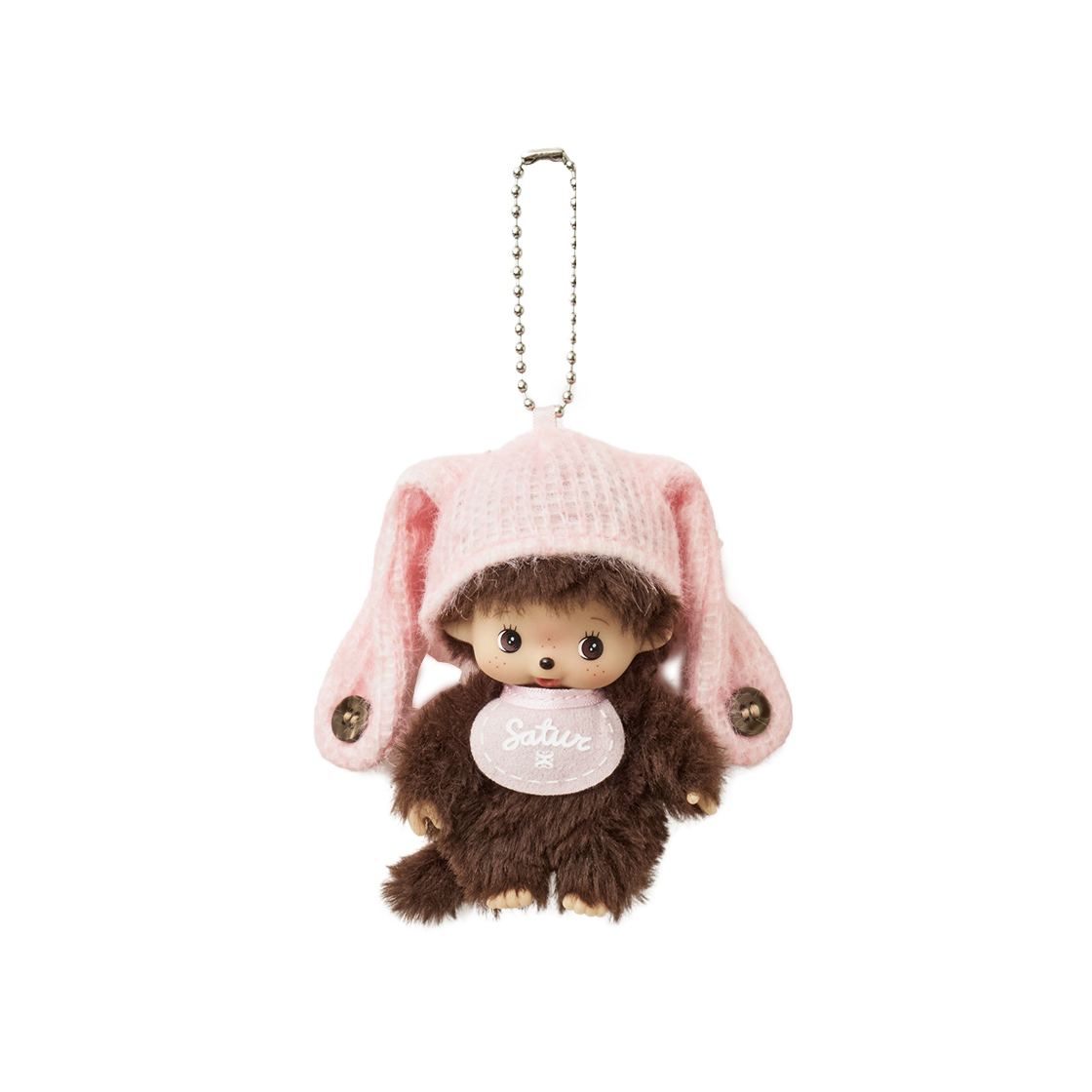[예약배송] 세터 x 몬치치 베비치치 키체인 핑크([예약배송] SATUR x Monchhichi Bebichhichi Keychain Pink)