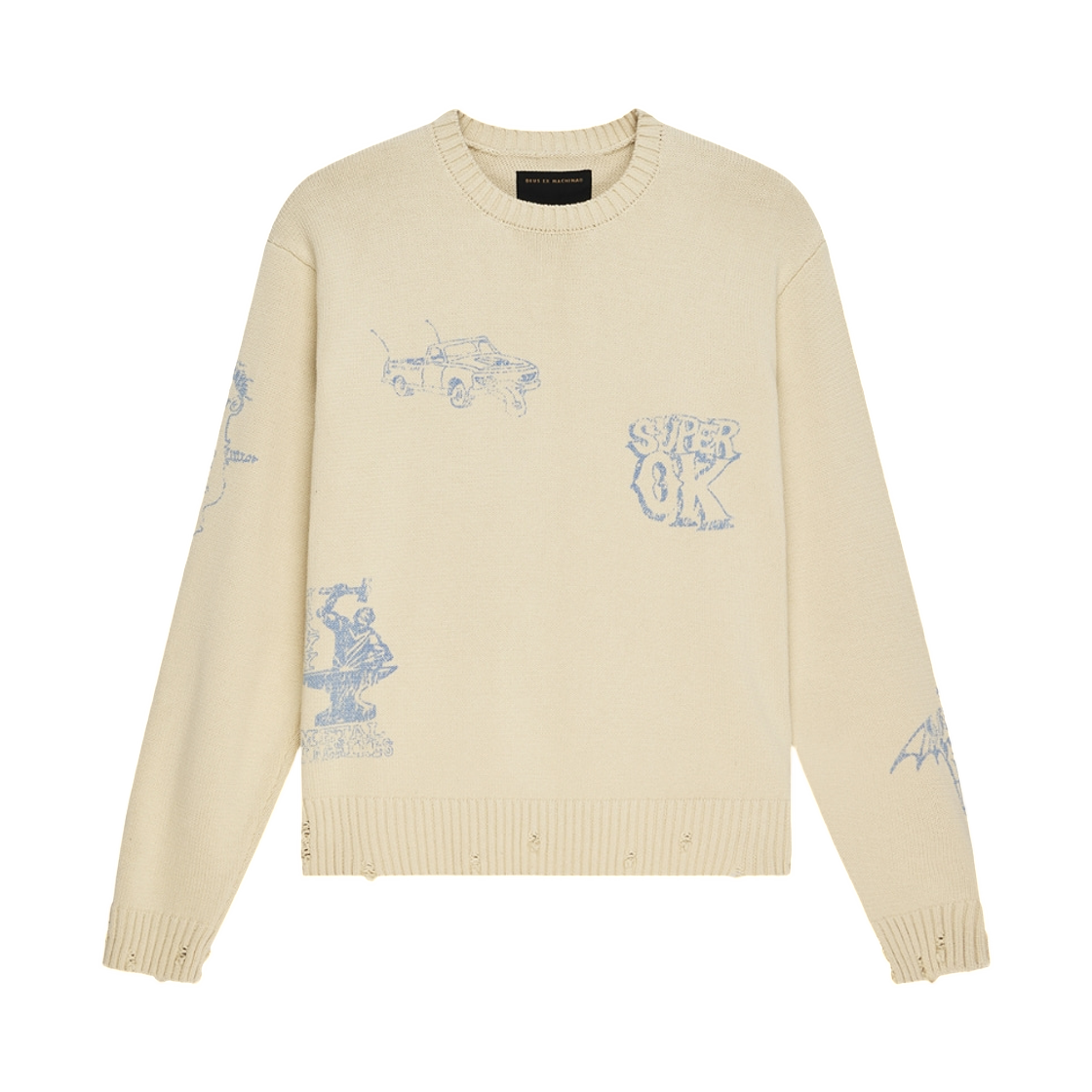 - (W) Deus Ex Machina Everywhere Knit Ivory
