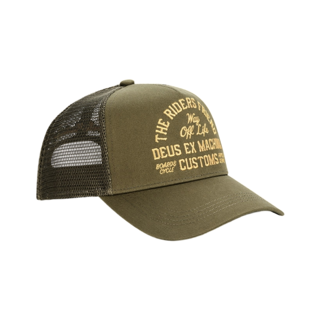 - Deus Ex Machina Shook Ones Trucker Khaki