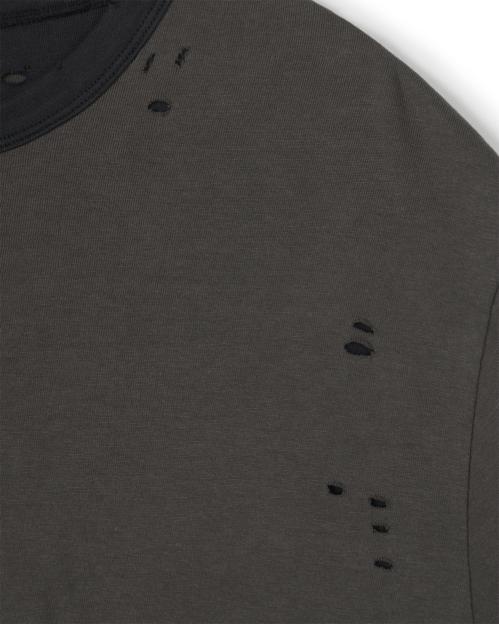 선데이세레머니 리버시블 디스트레스 티 - 퍼플 그레이(Sunday Ceremony Reversible Distressed T-Shirt - Purple Grey) - 6