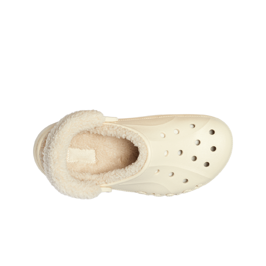 크록스 바야 플랫폼 라인드 퍼즈 스트랩 클로그 윈터화이트 26FWCL214911(Crocs BAYA PLATFORM LINED FUZZ STRAP CLOG WWT 26FWCL214911) - 4