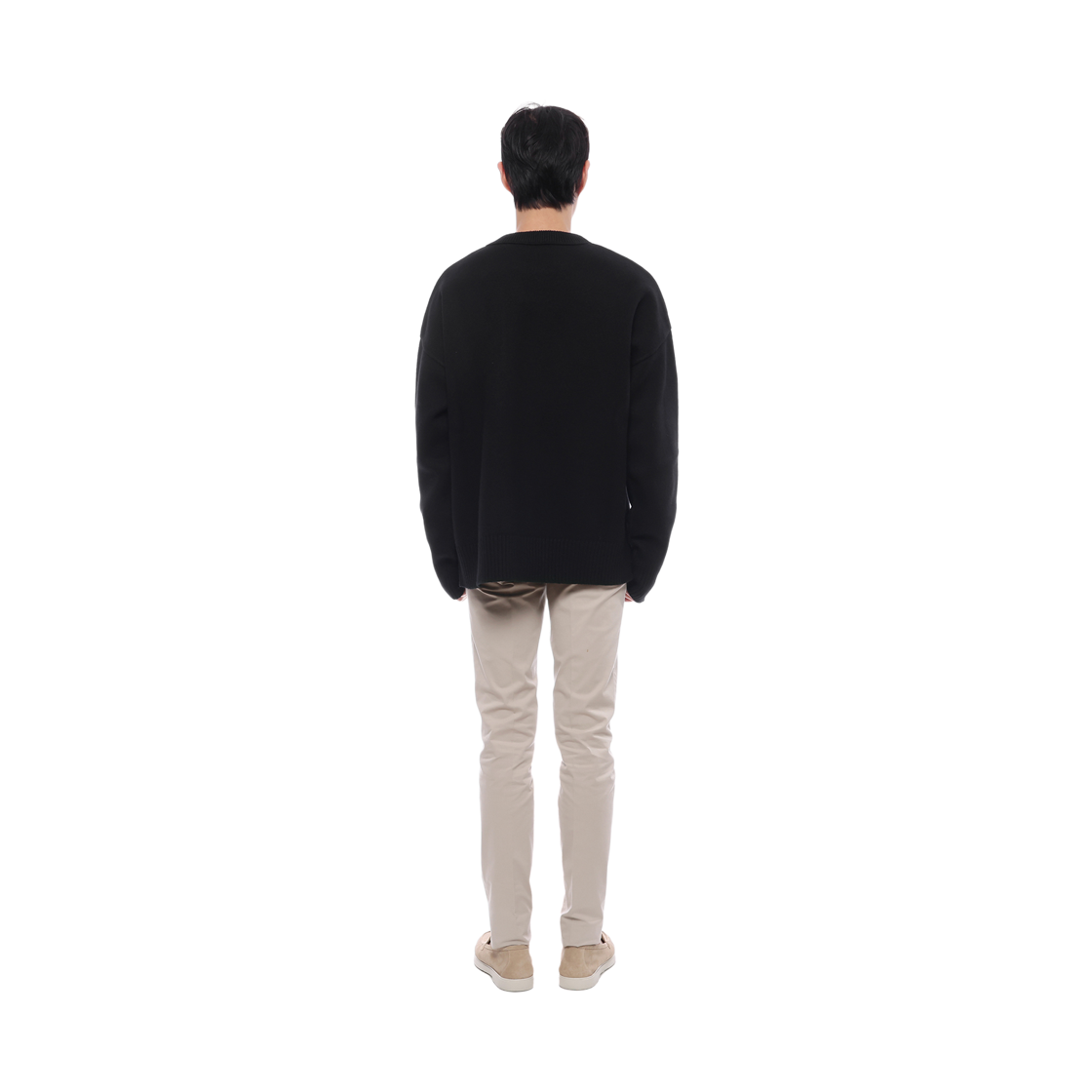 [15% 쿠폰] 아미 니트웨어 블랙([15% 쿠폰] AMI Knitwear Black) - 5