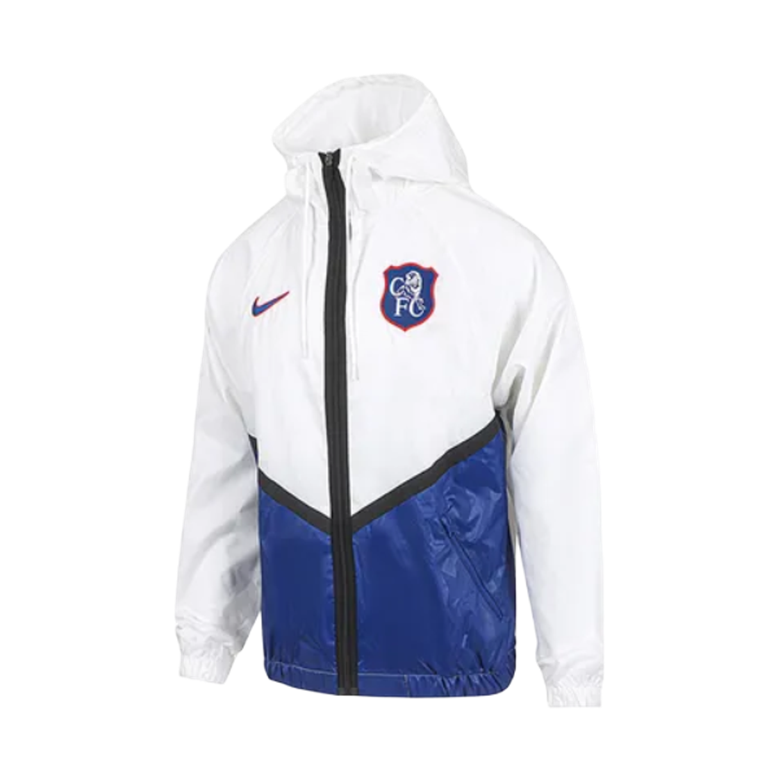 IO3556-101 Nike Chelsea FC Dri-Fit Third Anthem Jacket White Rush Blue (IO3556-101) (Non Marking Ver.)