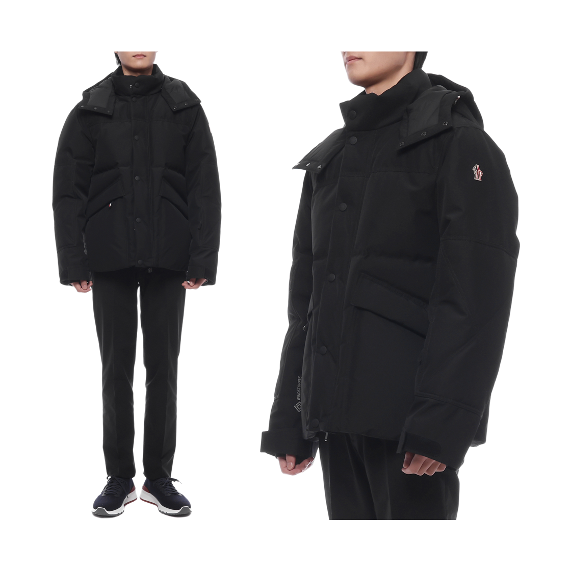 [15% 쿠폰] 몽클레르 엘핀 퀼티드 후드 자켓 블랙 - 25FW([15% 쿠폰] Moncler Elfin Quilted Hooded Jacket Black - 25FW) - 2