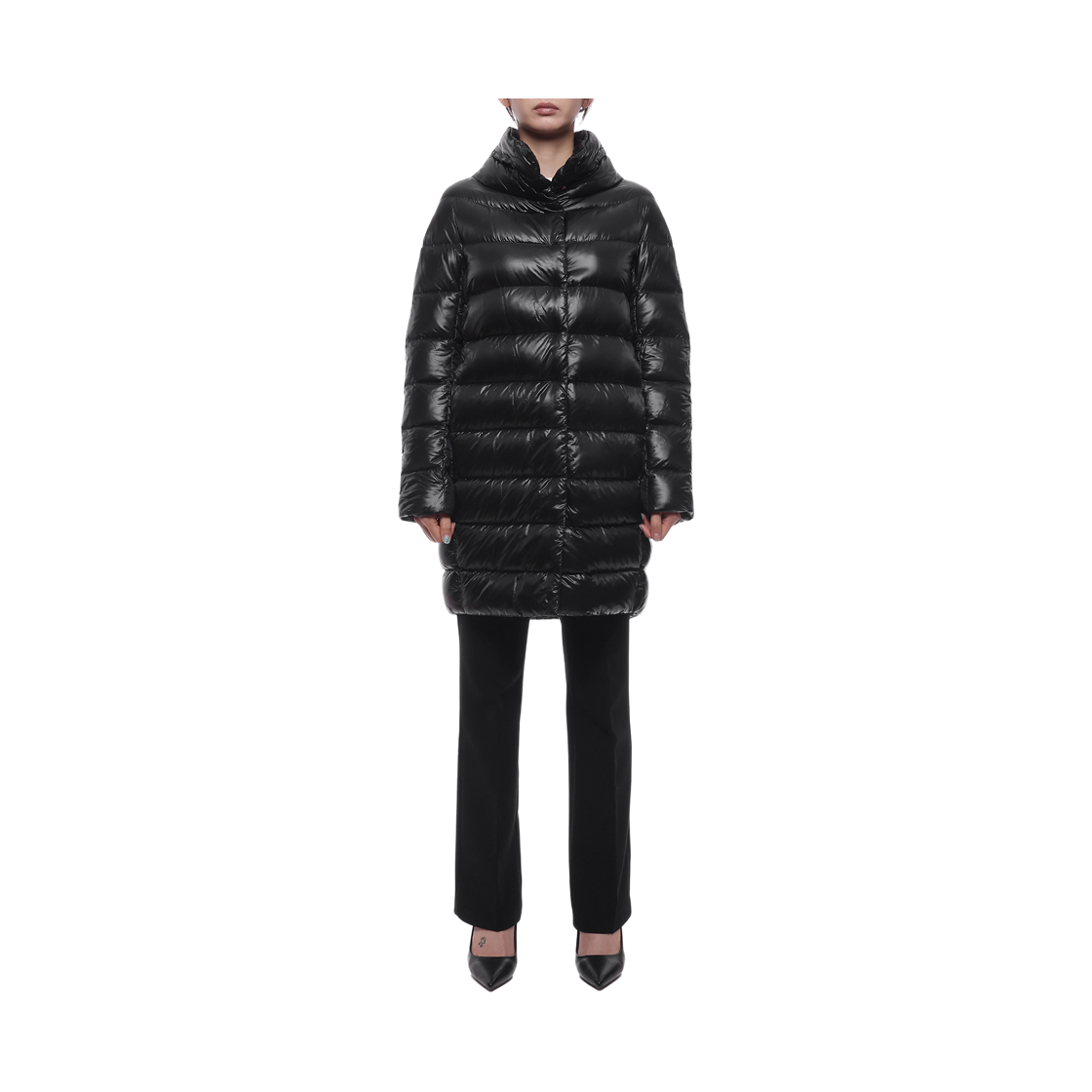 [15% 쿠폰] (W) 에르노 도라 패딩 코트 블랙([15% 쿠폰] (W) Herno Dora Padded Coats Black) - 3