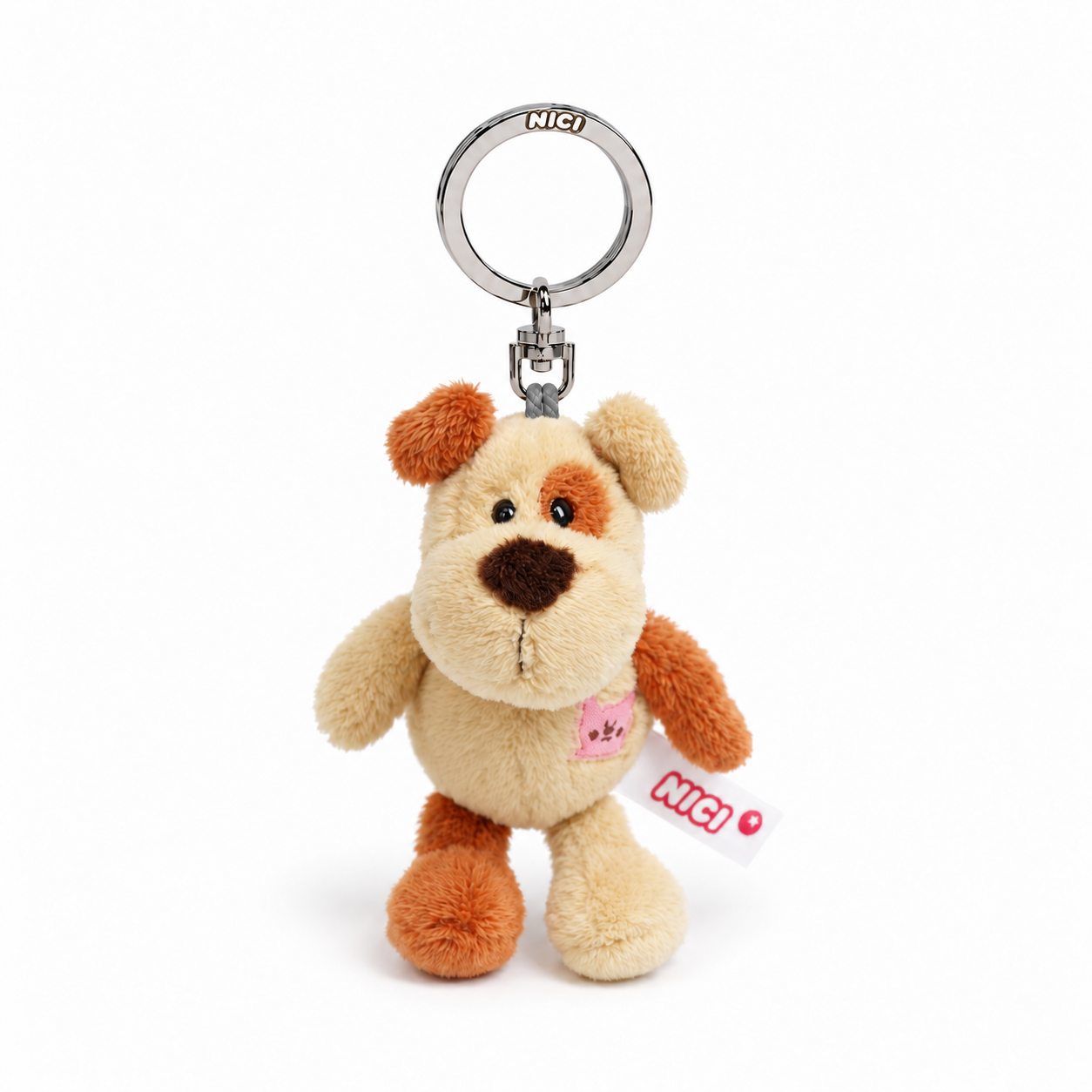 니키무트 아기 강아지 키링 10cm(NICI Mutt brown 10cm BB w/keyr) - 2