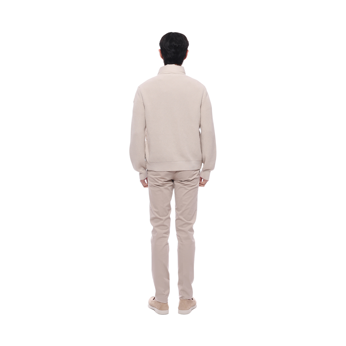 [15% 쿠폰] 몽클레르 패딩 코튼 점퍼 화이트 아이보리 - 25SS([15% 쿠폰] Moncler Padded Cotton Jumper White Ivory - 25SS) - 5
