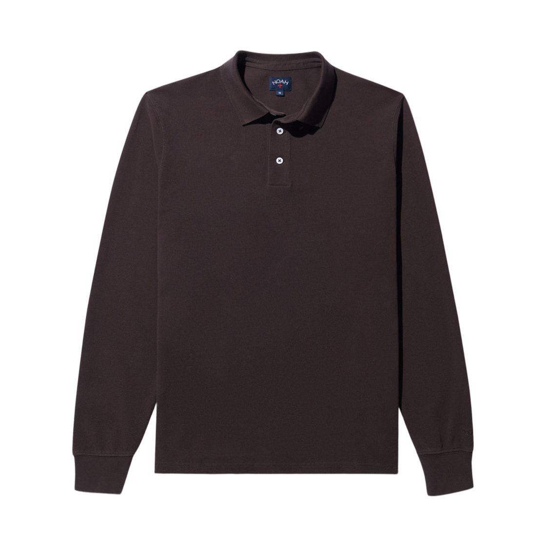 노아 롱 슬리브 피케 폴로 다크 브라운(Noah Long Sleeve Pique Polo Dark Brown)