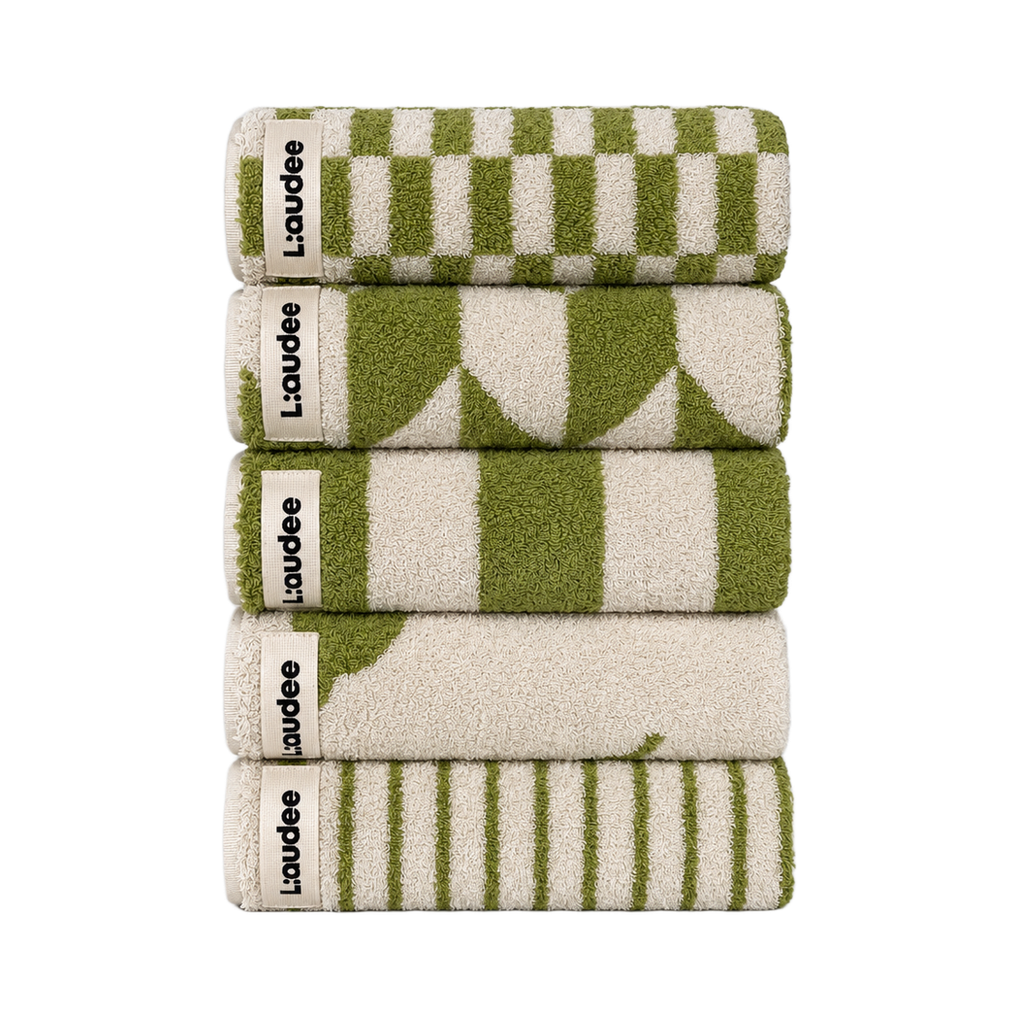 라우디 플러스 라인 페이스타월 4P(LAUDEE PLUS LINE FACE TOWEL 4P)