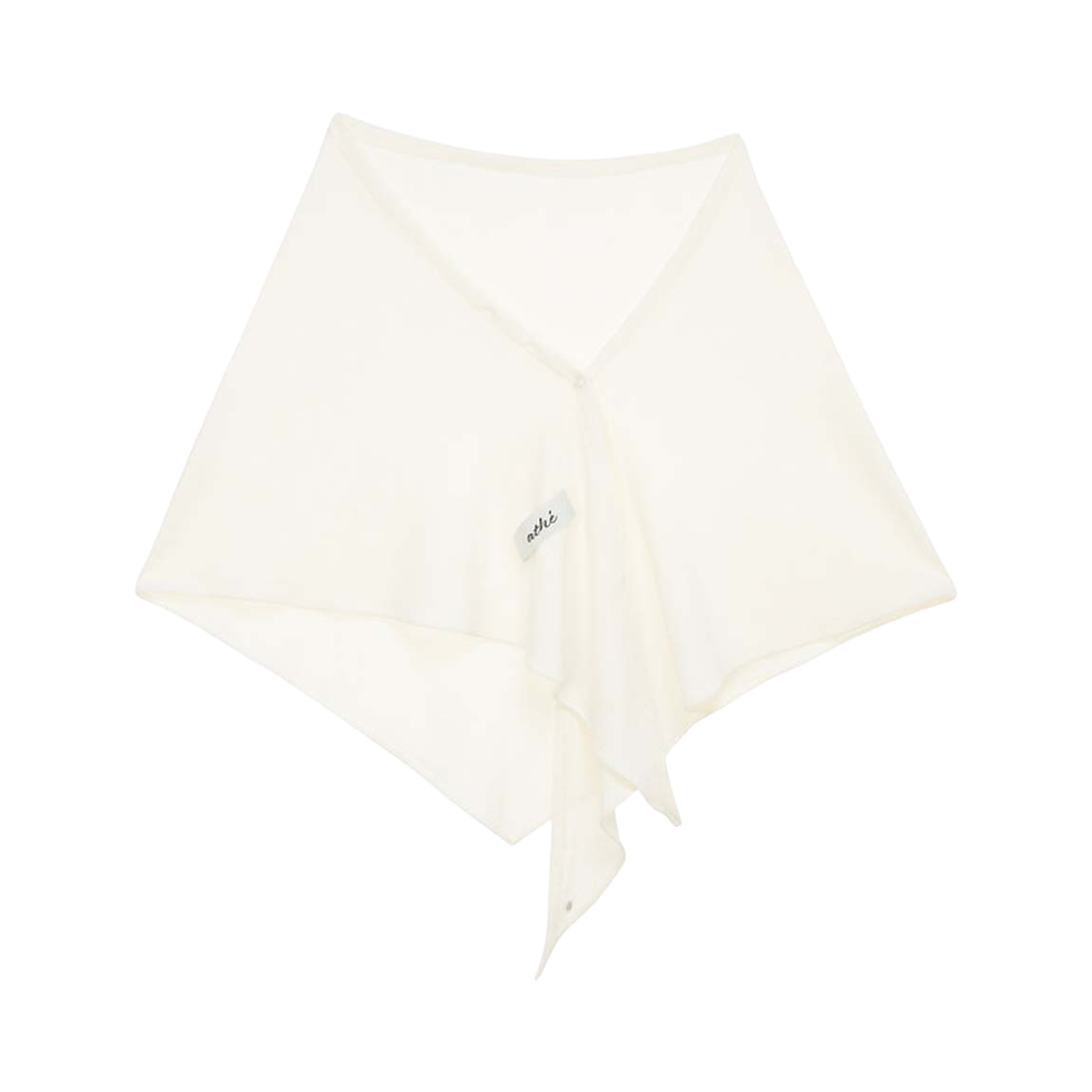 AAMU6F701IV Athe Vanessabruno Acc Ivory Jersey 3-Way Wrap Ivory