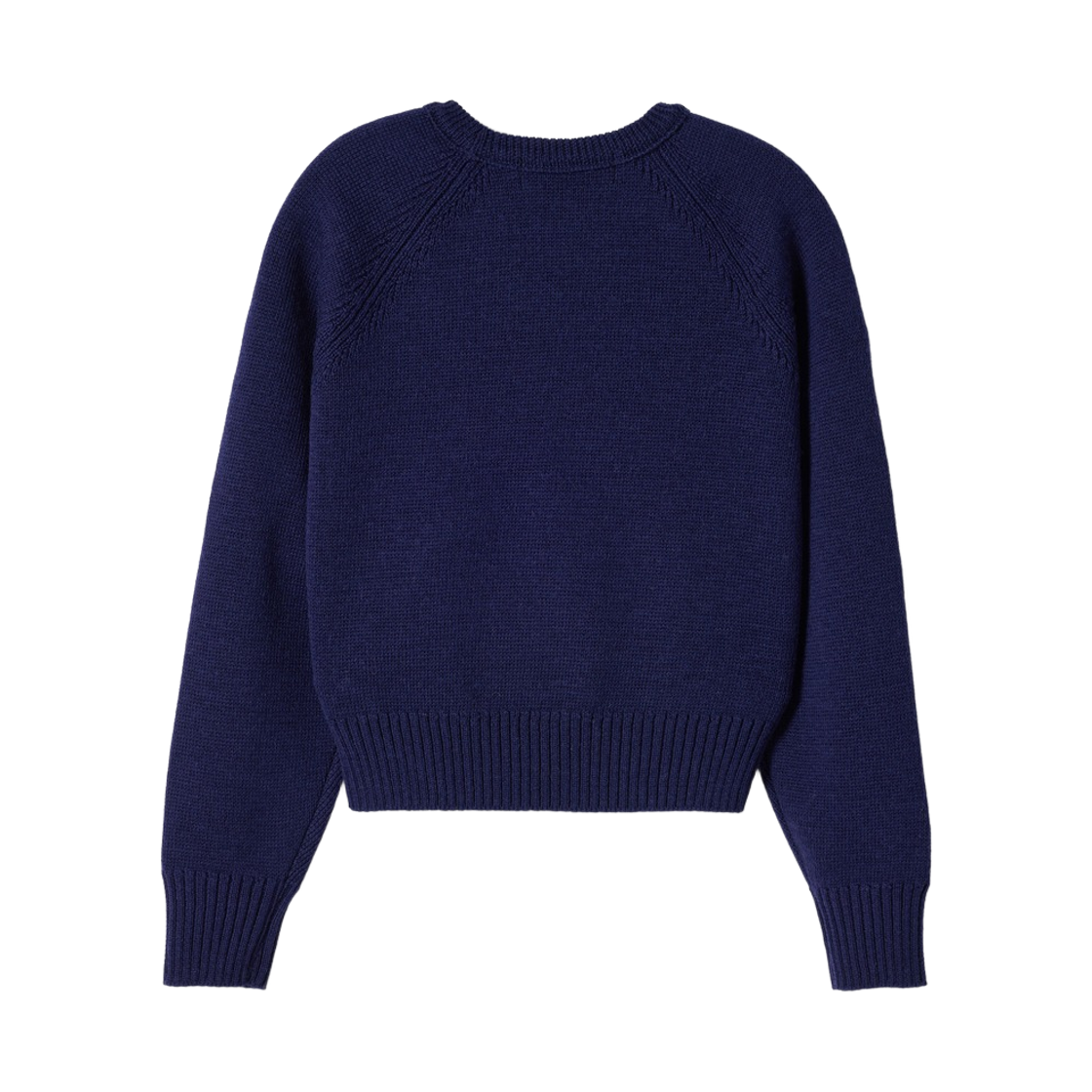 릴리 오브 건지 실켓 울 나그랑 라운드넥 니트 네이비(Lily of Guernsey Silket Wool Raglan Crewneck Knit Navy) - 2