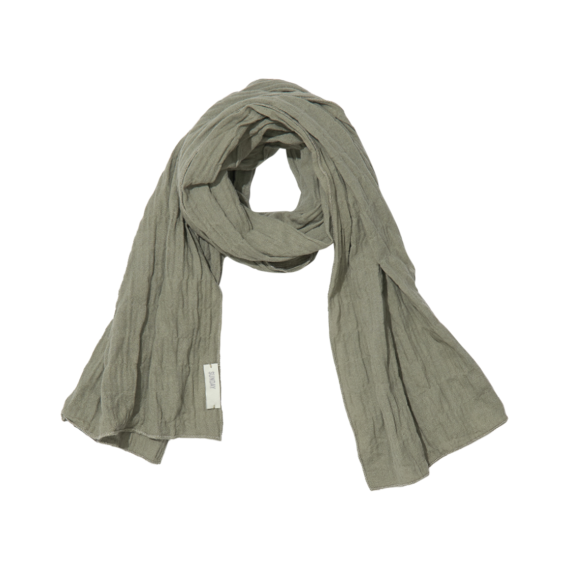 선데이세레머니 내추럴 다이드 스카프 - 세이지 그린(Sunday Ceremony Natural Dyed Scarf - Sage Green) - 1